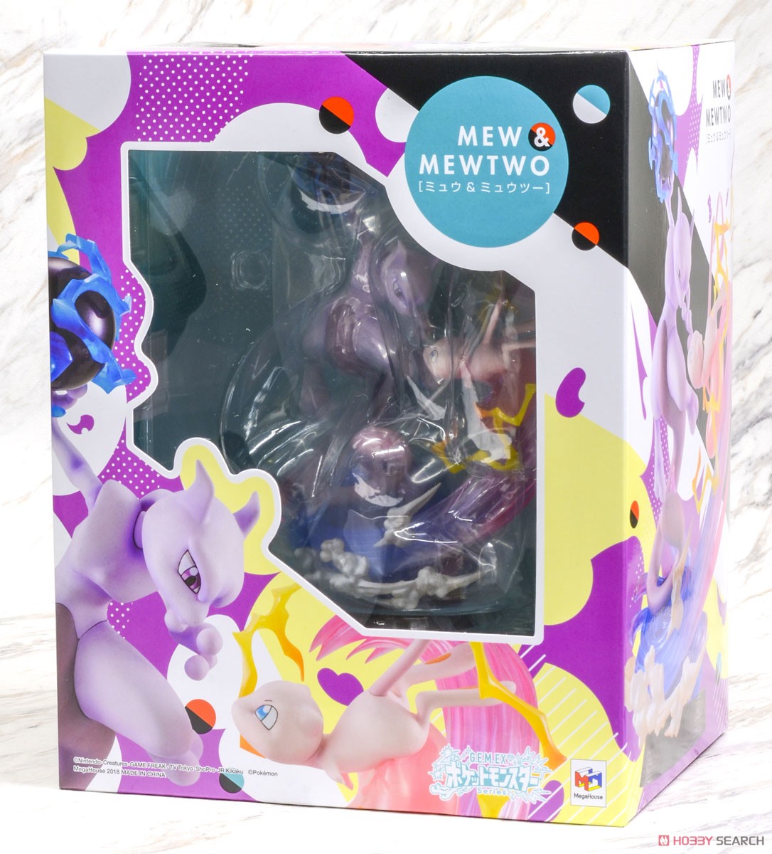 G.E.M.EXシリーズ ポケットモンスター ミュウ&ミュウツー (フィギュア