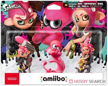 amiibo トリプルセット[タコガール／タコ／タコボーイ] スプラトゥーン