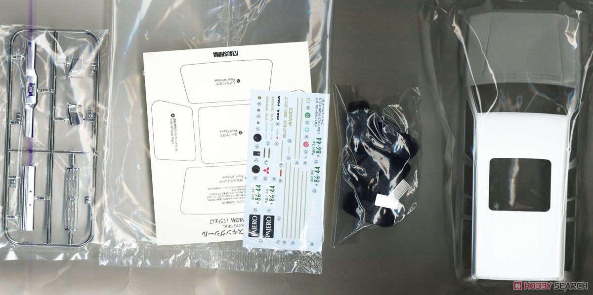 ミツビシ V43W パジェロ スーパーエクシード `91 (プラモデル