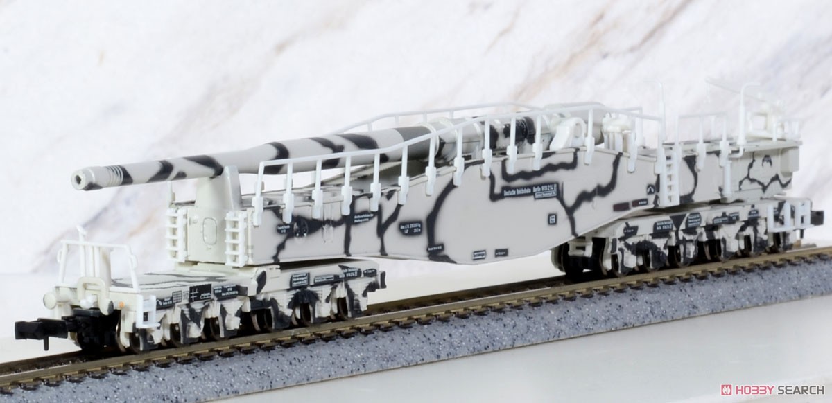 クルップ5 28cm 列車砲 `レオポルド` 冬季迷彩色 [Eisenbahngeschutz