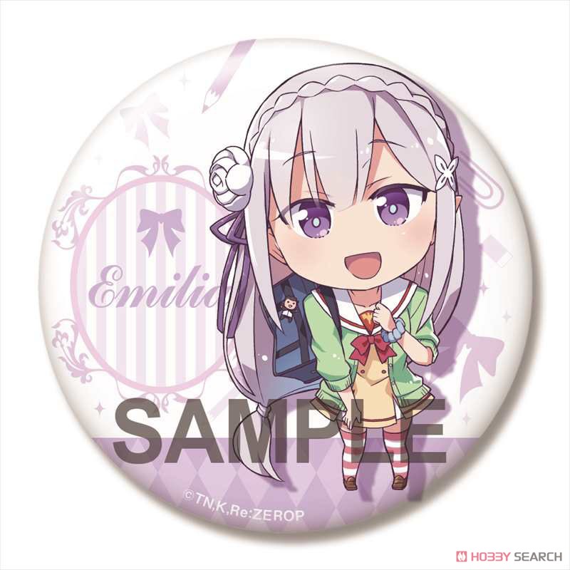 エミリア＆ラム＆レム 2019ver 缶バッジ3種セット エミリアの誕生日生活