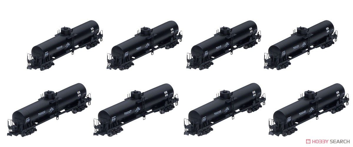 私有貨車 タキ3000形 (米タン) セット (8両セット) (トミックス45周年