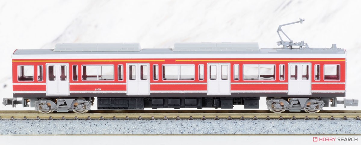 小田急 1000形 (赤) 4両編成セット (動力付き) (4両セット) (塗装済み