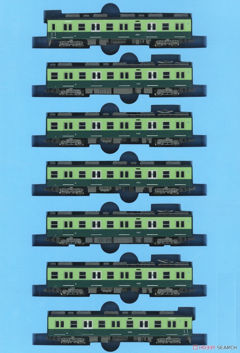 京阪電車 5000系 3次車 リニューアル車 旧塗装 新シンボルマーク付 7両