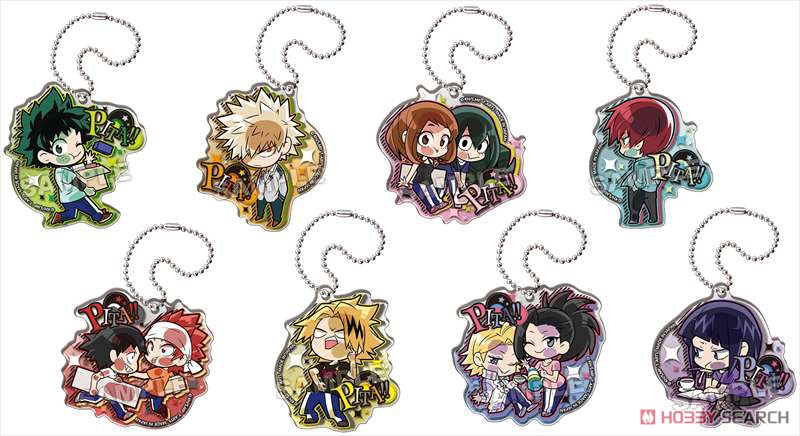 ぴた！でふぉめ 僕のヒーローアカデミア OP アクリルキーホルダー (8個