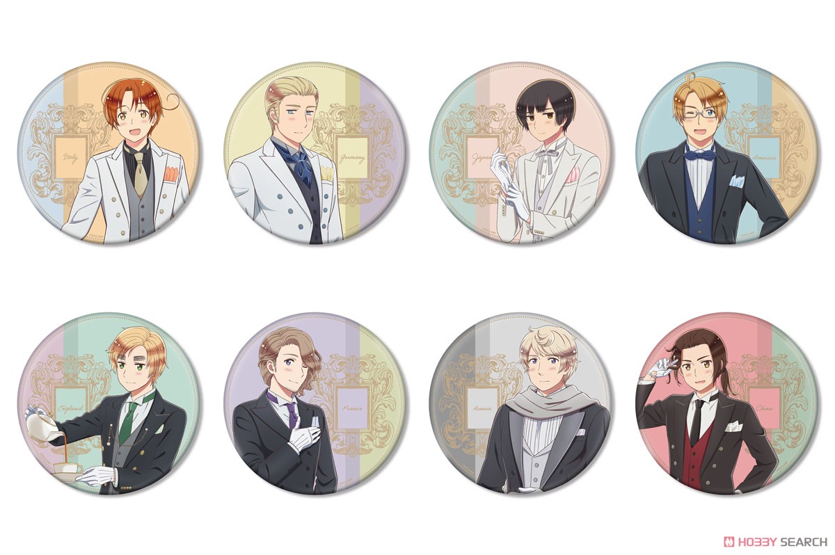 ヘタリア マルイ キャラメキストア 缶バッジ イギリス 7個 【公式通販】