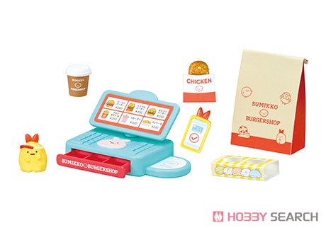 すみっコぐらし バーガーショップ (8個セット) (キャラクターグッズ