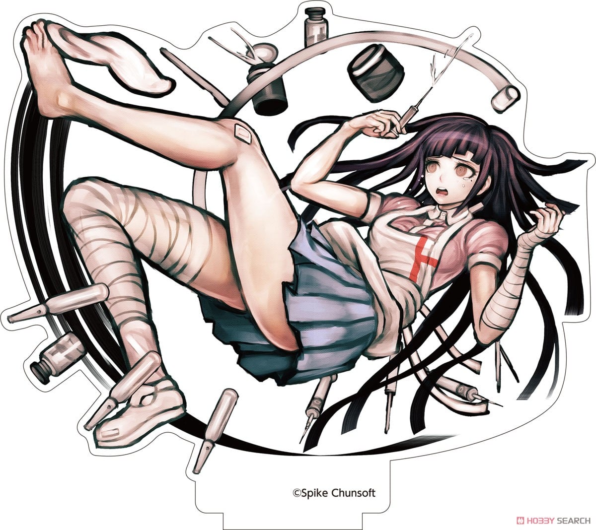 ダンガンロンパ 電撃屋 罪木蜜柑 缶バッジ アクリルキーホルダー