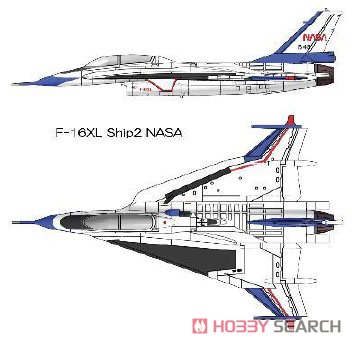 F-16XL Ship2 NASA (Plastic model) - HobbySearch Military Model Store