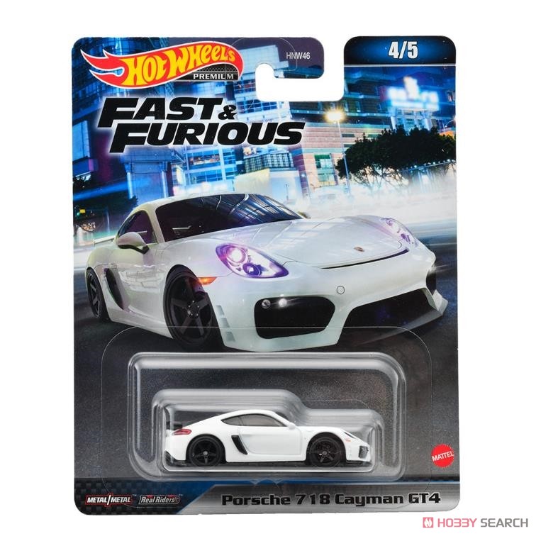 ホットウィール ワイルド・スピード - ポルシェ 718 ケイマン GT4