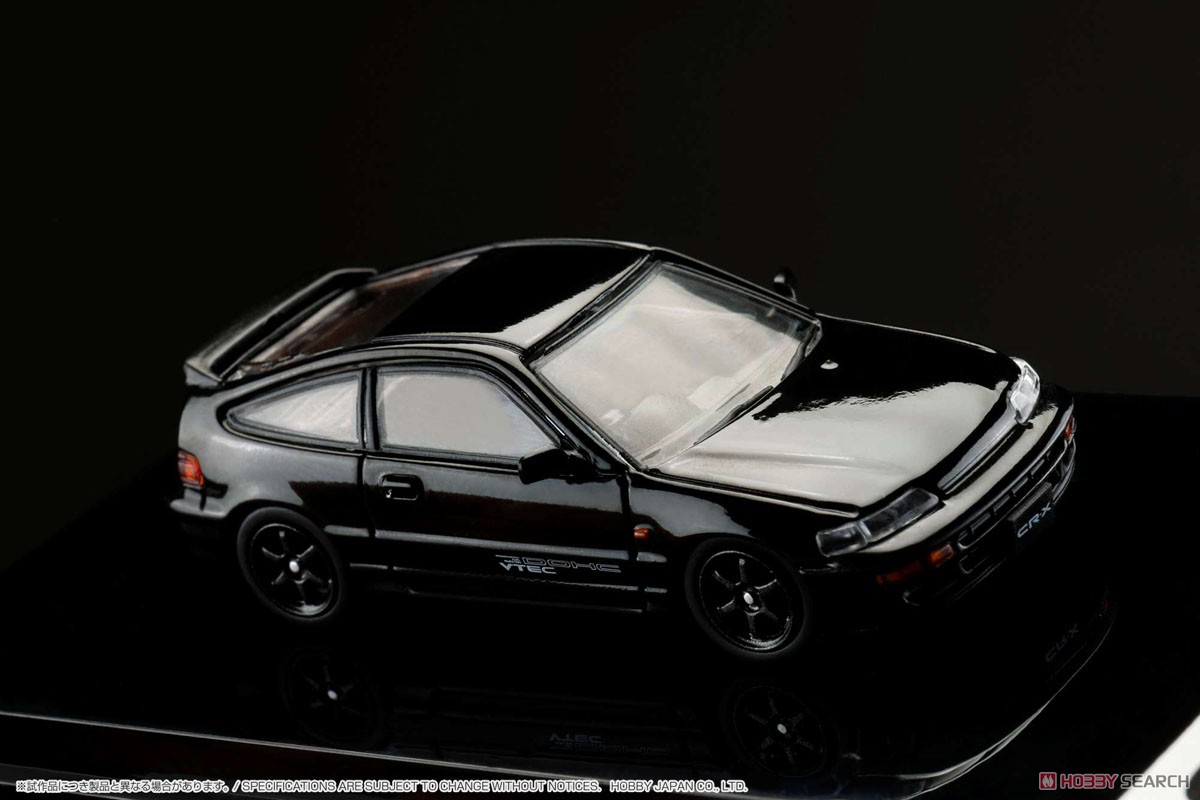 ホンダ CR-X SiR (EF8) JDM スタイル ブラック (ミニカー) - ホビー
