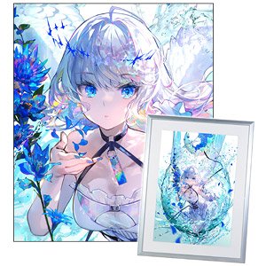 藤ちょこ 直筆サイン アクリルアート（クリア） 「雨のち晴れ」 藤