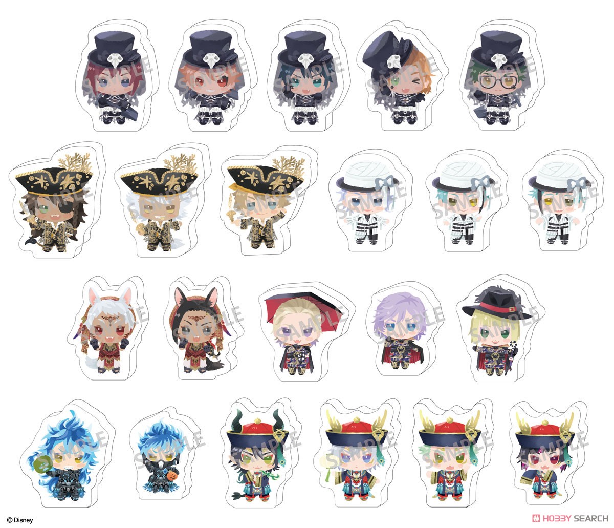 ツイステ トレーディング缶バッジコレクション B スケアリー・ドレス