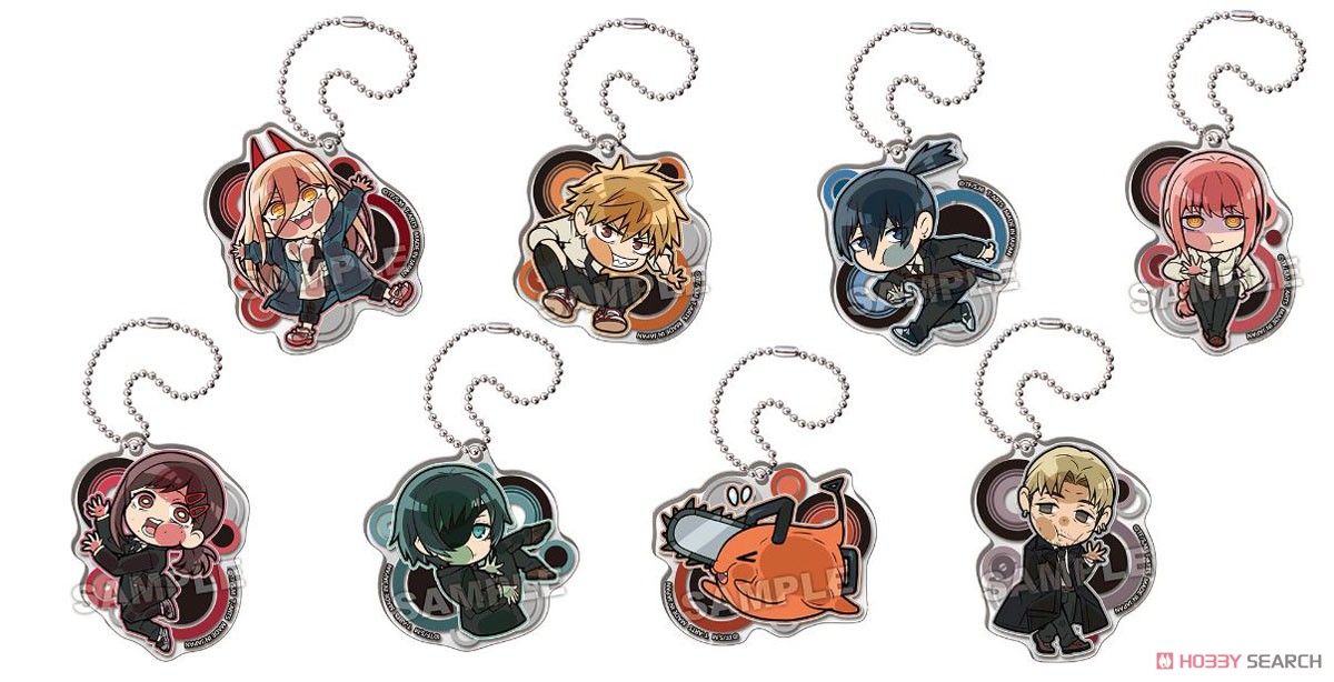 ぴた！でふぉめ チェンソーマン アクリルキーホルダー (8個セット