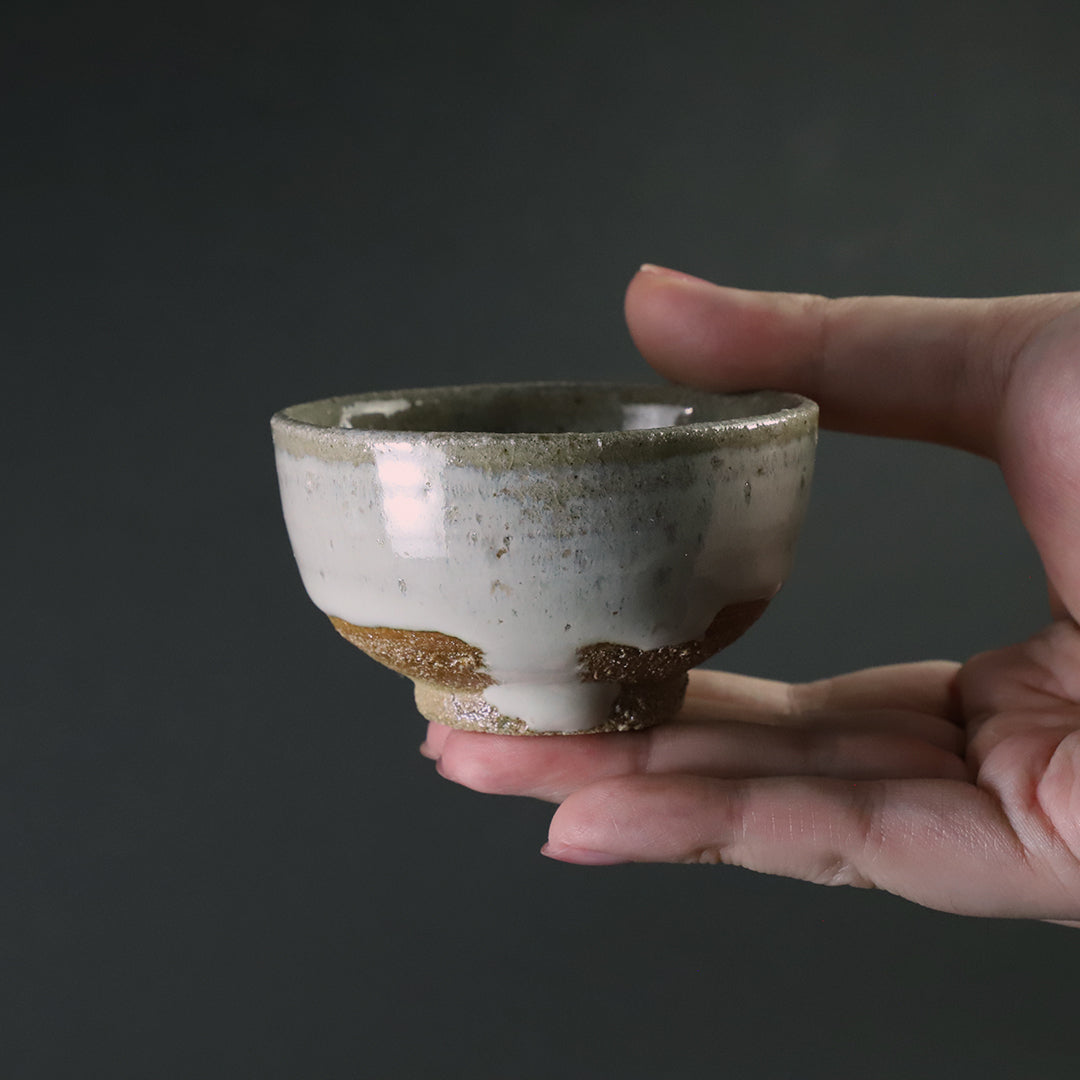 酒器 絵唐津 皮鯨 ぐい呑み 十四代 中里太郎右衛門 共箱 陶芸 懐石