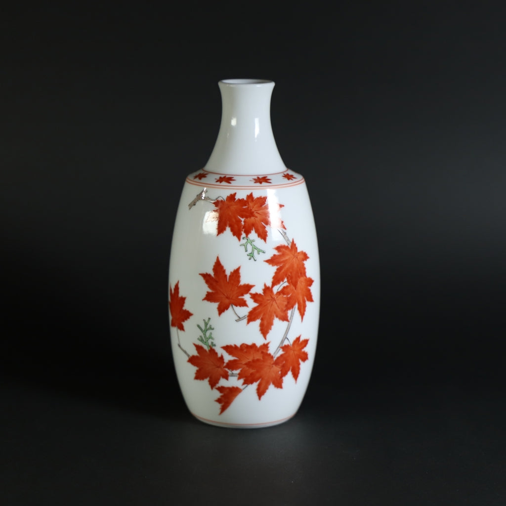 十五代酒井田柿右衛門 濁手紅葉文徳利 – ギャラリー一番館オンライン