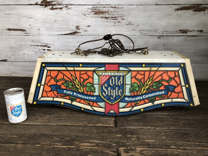 Vintage Old Style BEER Billiards Pool Table Bar Light Sign (S098