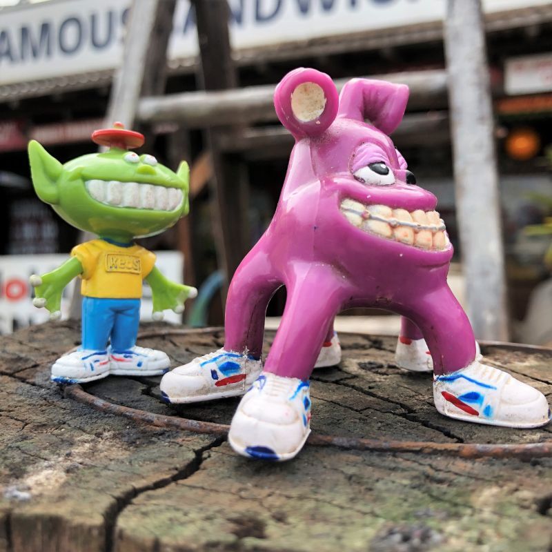 USビンテージトイ プロケッズエイリアン アドバタイジングPVCフィギュア