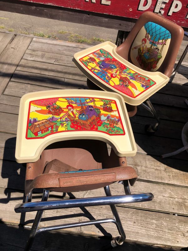 Vintage McDonald's Store Kids High Chair (M049) - 2000toys Antique