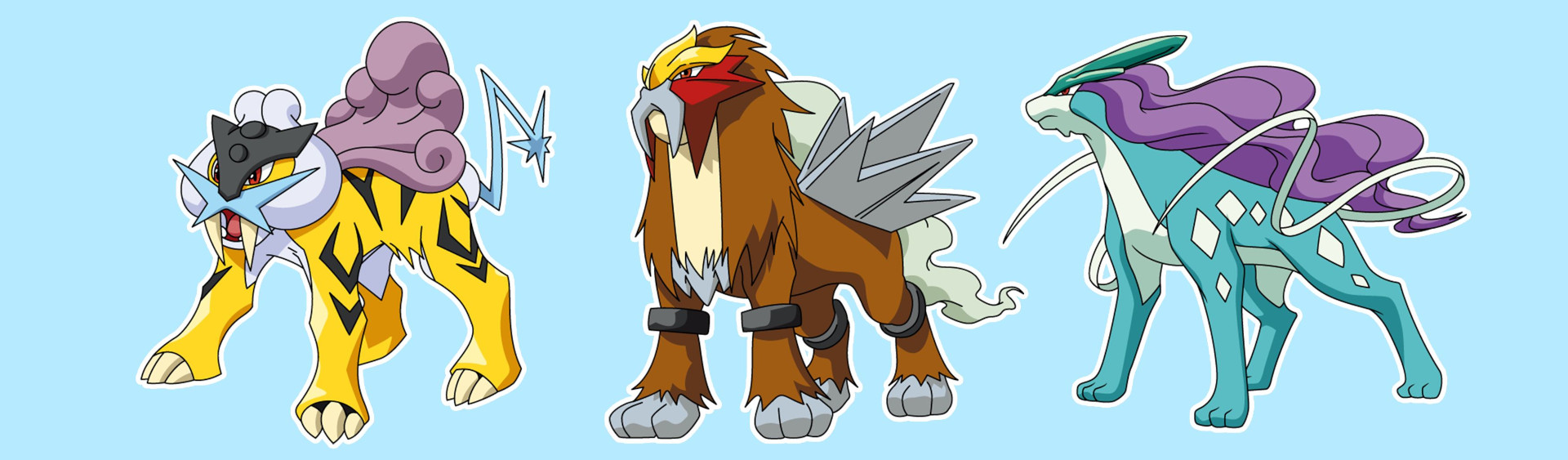 ポケモンスケールワールド ジョウト地方 ライコウ&エンテイ&スイクン