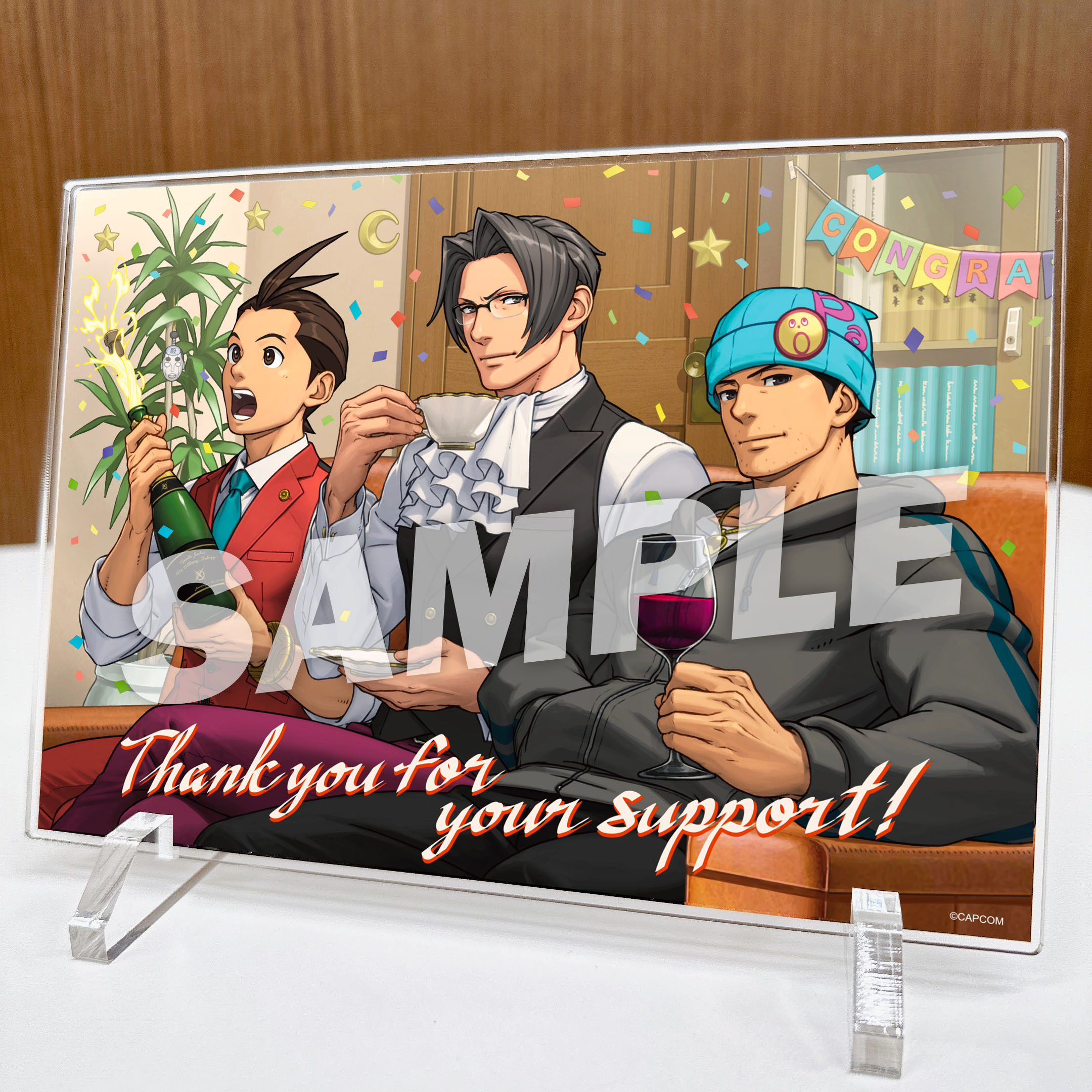 逆転裁判 クリアファイル 同級生 成歩堂 龍一 御剣 怜侍 矢張 政志 逆転