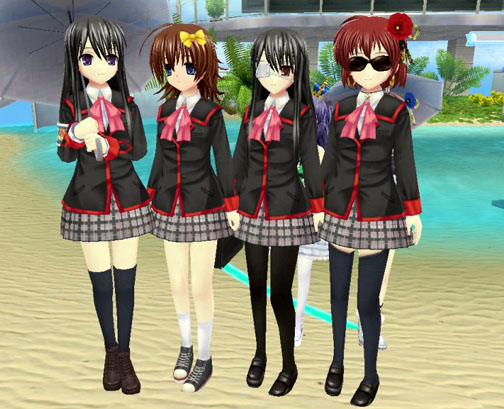 ai sp@ce」に「リトルバスターズ！」のコラボ制服が登場