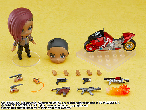 サイバーパンク2077」の主人公Vが，ねんどろいどになって登場