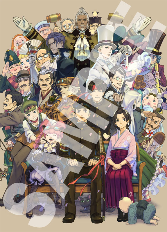 大逆転裁判「塗和也」豪華描き下ろしキャラファイングラフ 20周年 新品未