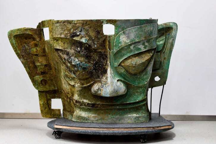 3000年前の黄金仮面、中国南西部の遺跡から出土 - CNN.co.jp