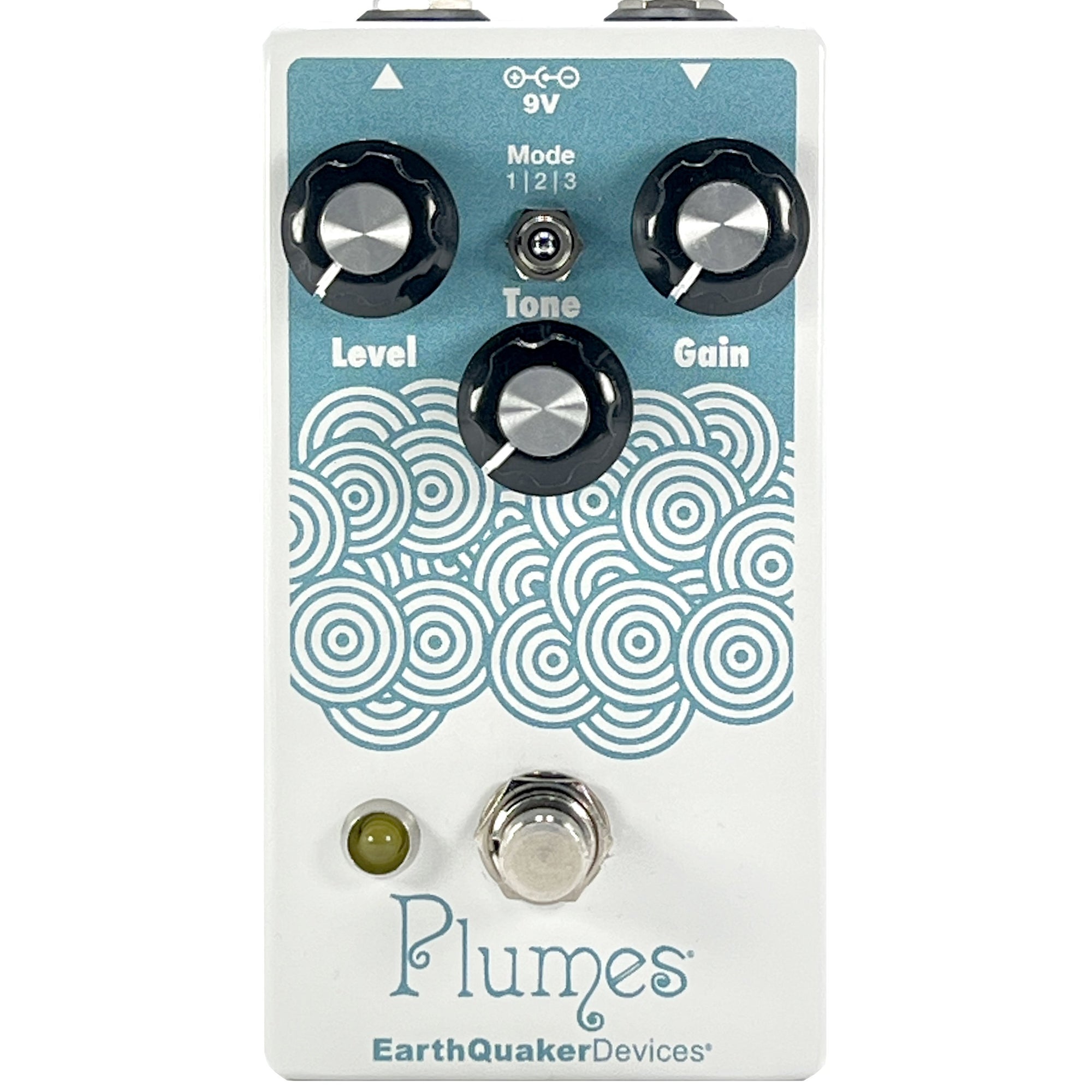 EarthQuaker Devices Plumes - Pearl White & Turquoise - Cottonwood