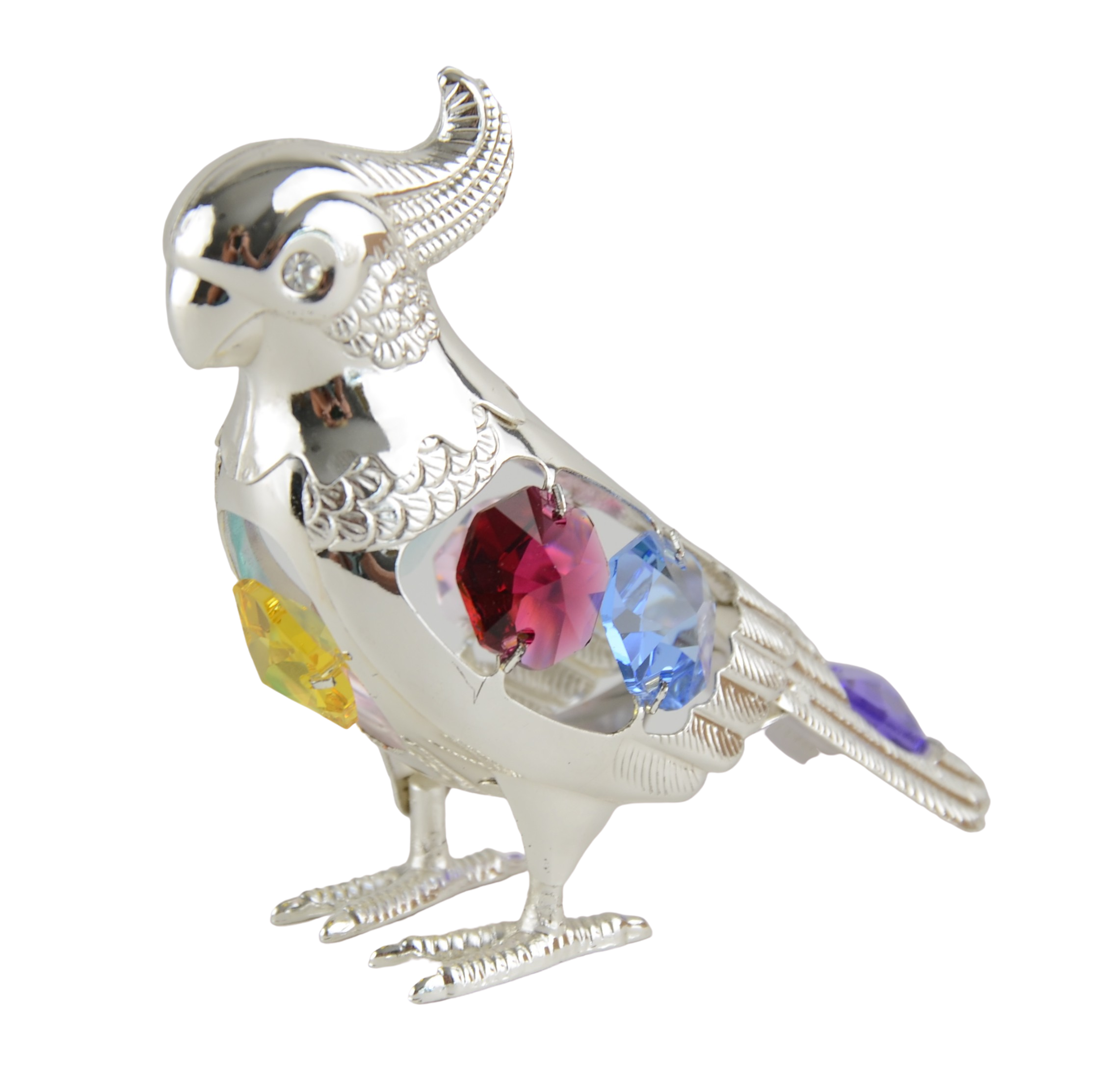 スワロフスキー オウム 置き物 イタリア製 スワロフスキー/オウム