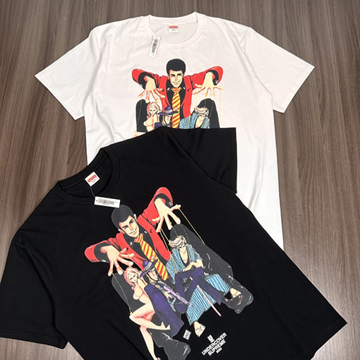 シュプリーム 半袖Tシャツ SUPREME X UNDERCOVER Lupin Tee ルパン三世