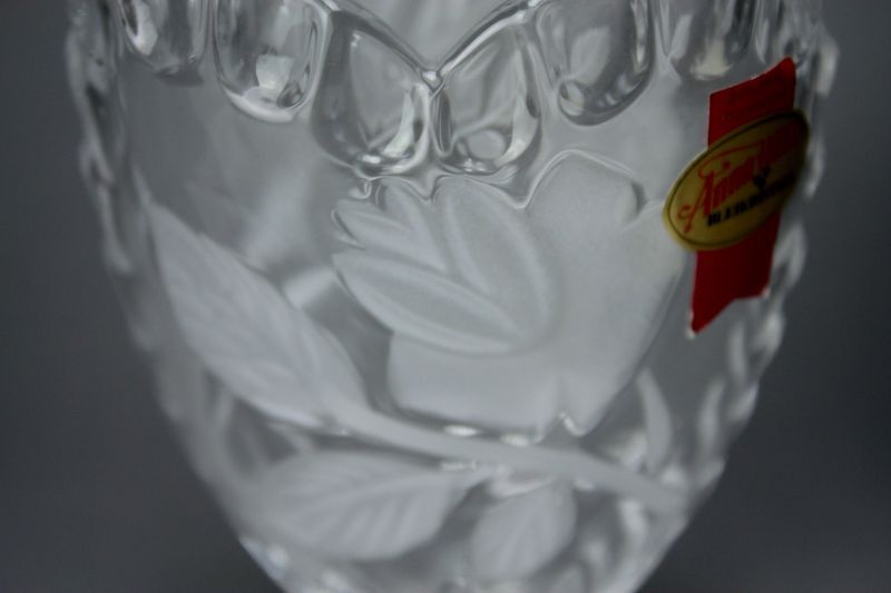 Anna Hutte/アンナヒュッテ クリスタルコンポート ヴィンテージ Anna