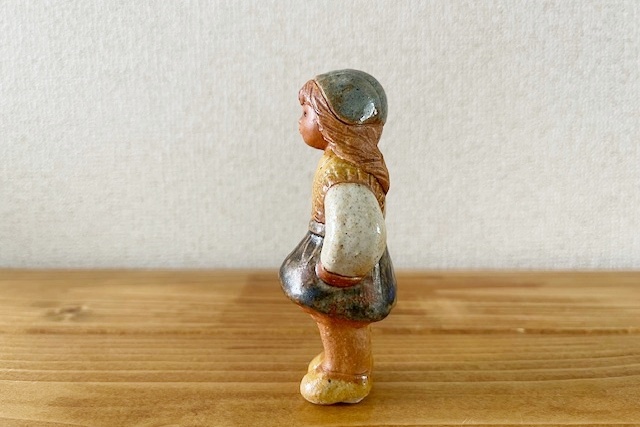 Rutebo keramik Lisskulla/ルーテボ 女の子 北欧雑貨アンティークcoco