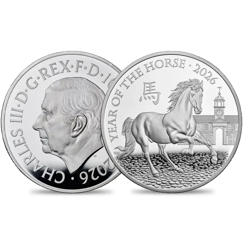 2026年フランス 馬年 干支 ウマ 午 プルーフ銀貨 3000枚限定