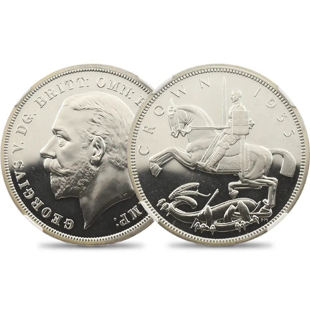 1935 ジョージ5世 即位25周年記念 シルバージュビリー クラウン銀貨