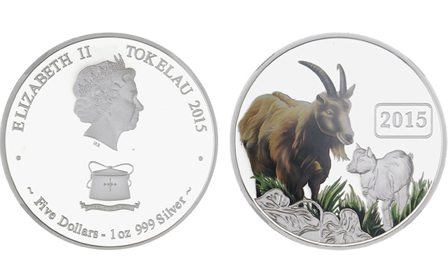 Lunar animal coins mark 2015 year of the goat