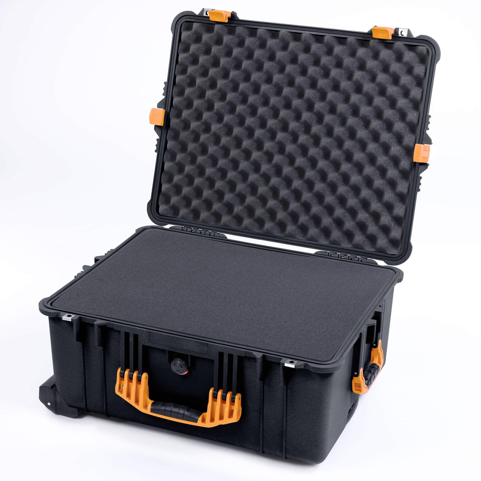 Pelican 1620 Case - Black with Yellow Handles - ColorCase