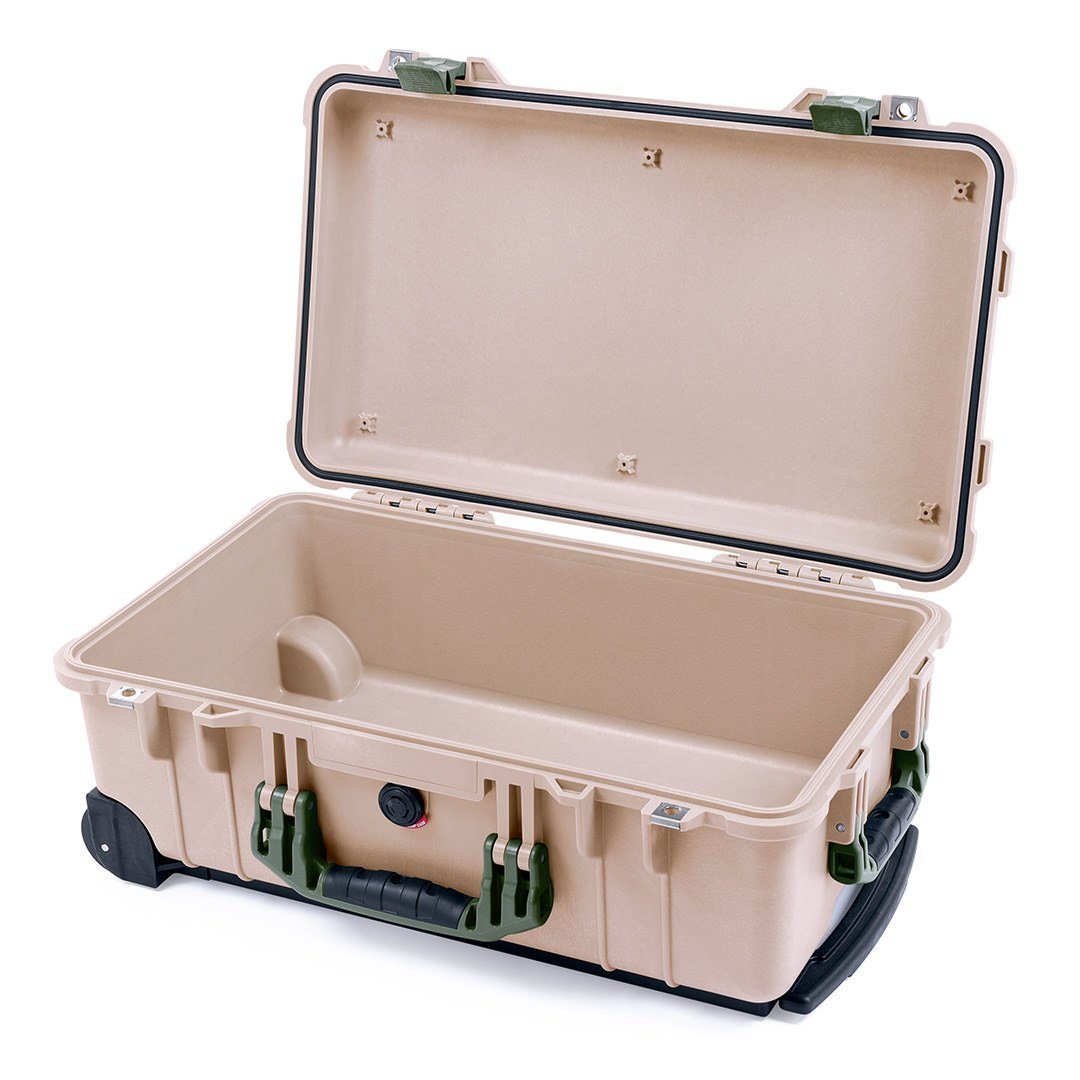 Pelican 1510 Case: Desert Tan with OD Green Accents - ColorCase