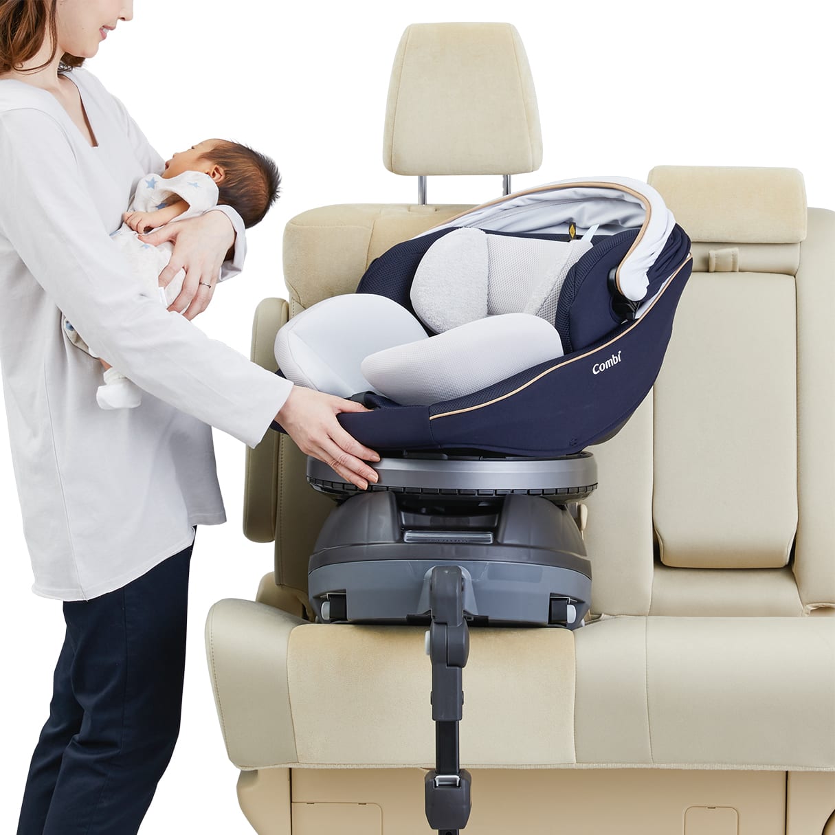 クルムーヴ スマート ISOFIX エッグショック JL-590｜コンビ公式