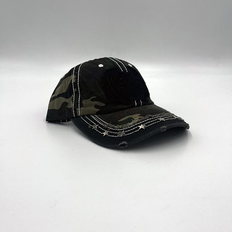 最安値】ec melodi スタッズ キャップ cap ec melodi キャップ