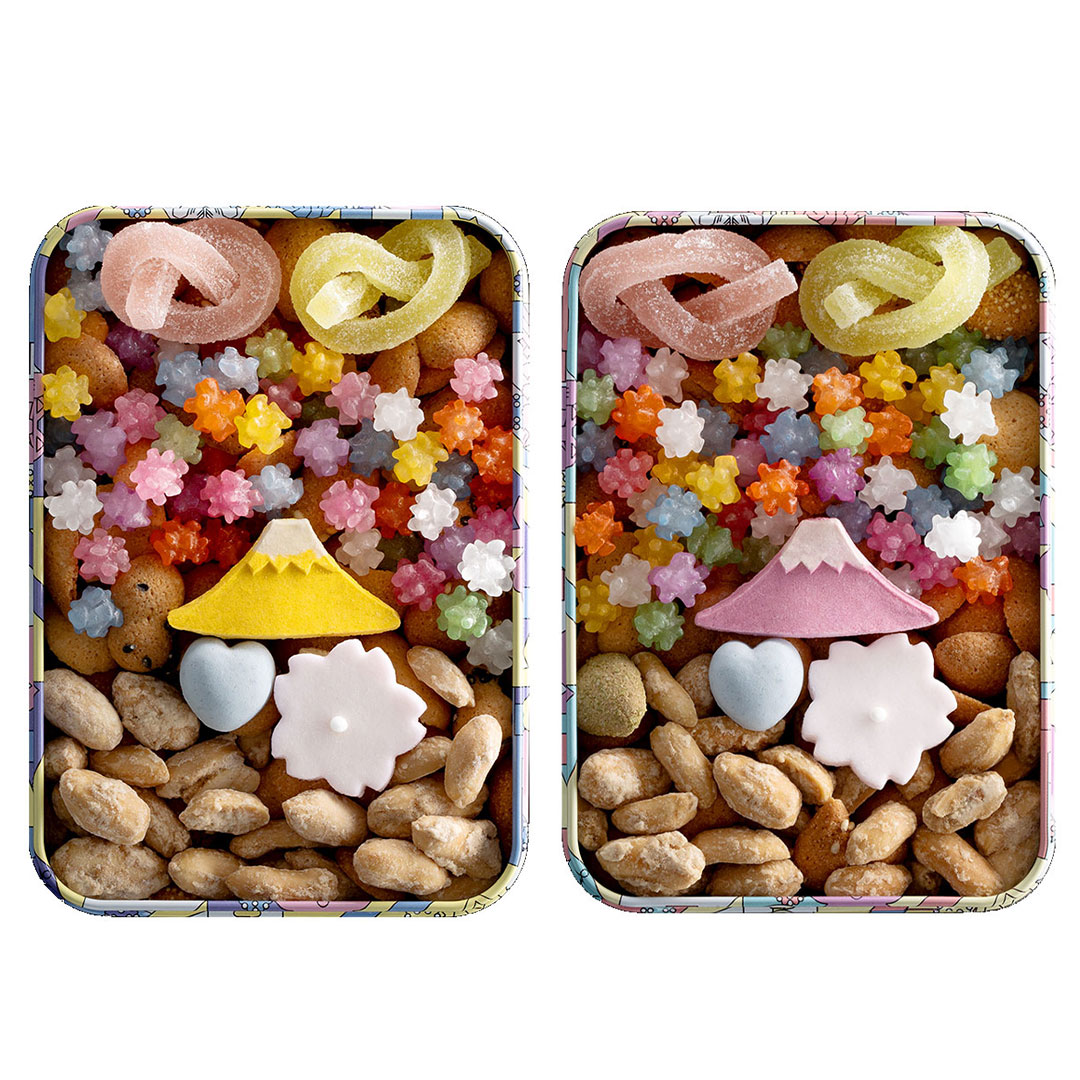 銀座菊廼舎(きくのや) 登録商標 冨貴寄(ふきよせ) 135周年限定缶 春の