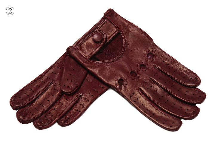 メローラ ディア指貫 コルク色 メッシュ ドライビンググローブ