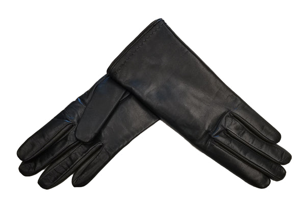 メローラ レディース手袋◇ナパレザー◇ダークグレー x グレー/DK GREY