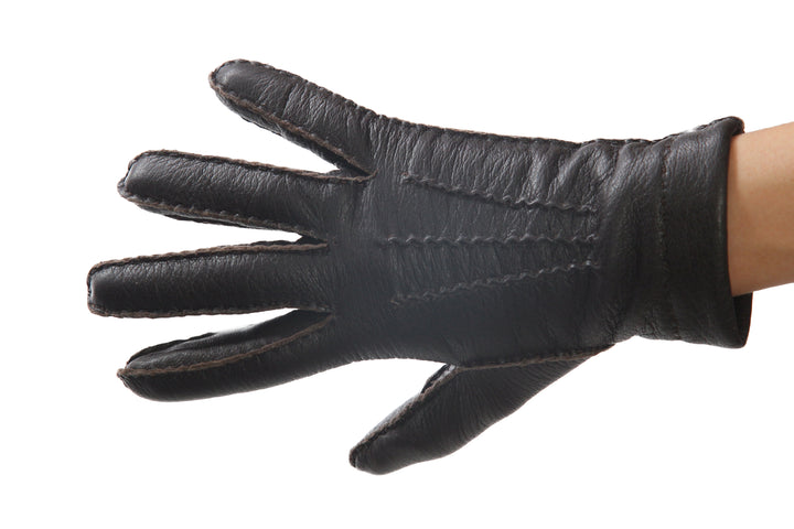 メローラ レディース手袋◇ディアスキン◇ボルドー/BORDEAUX《カシミア