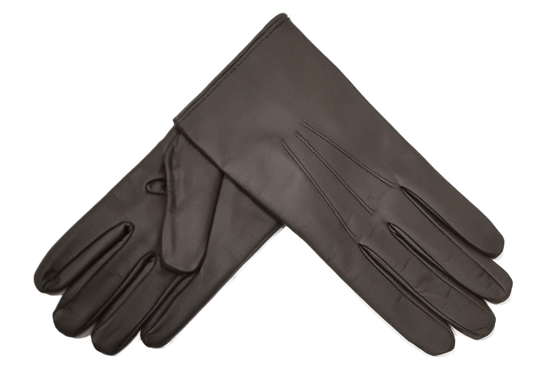 最終 今季 メローラ スエード灰色 カシミア黒 グローブ 革手袋 MEROLA