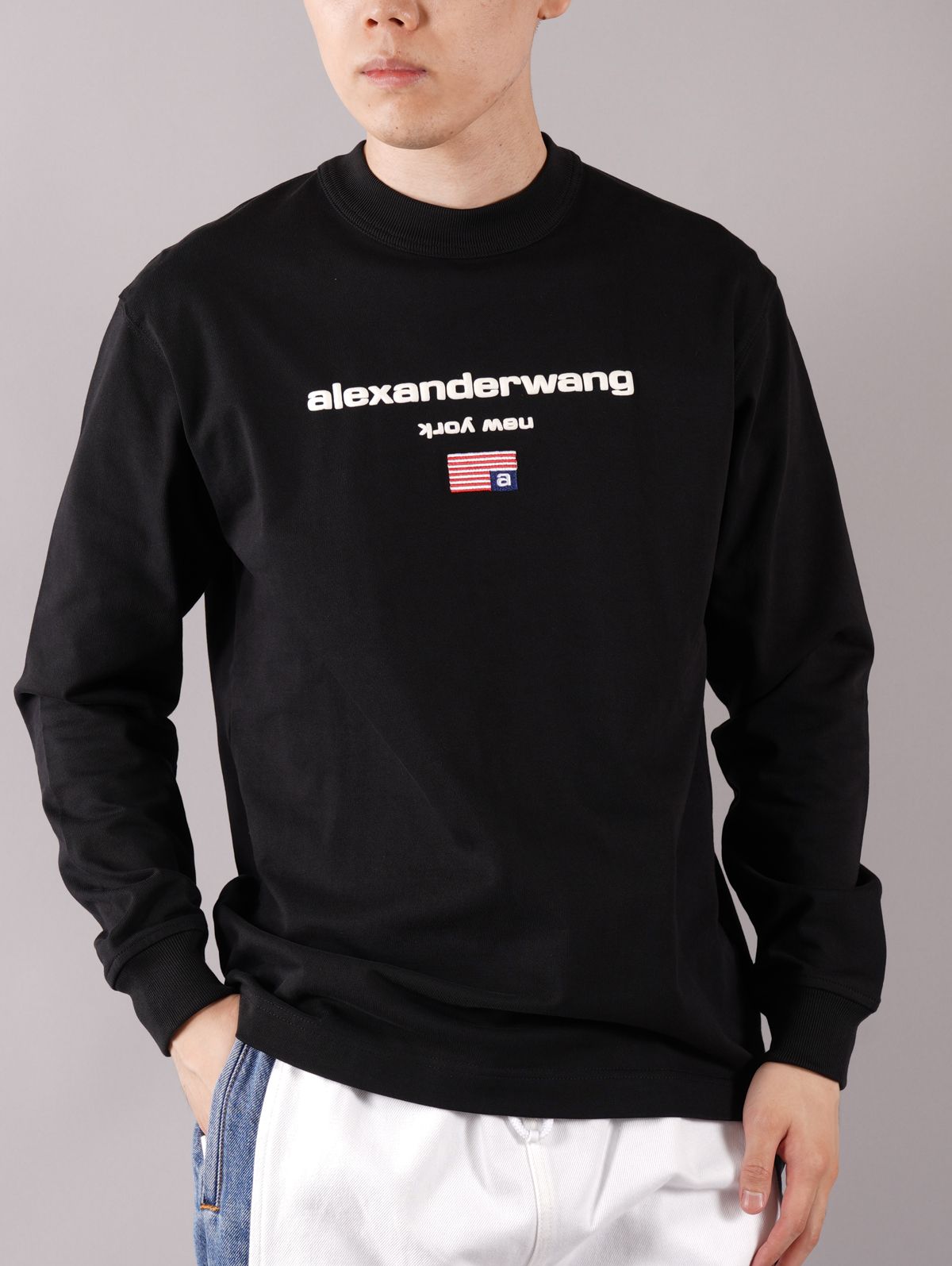 alexanderwang ロンT Tシャツ 長袖 ロゴ アレキサンダーワン 超美品