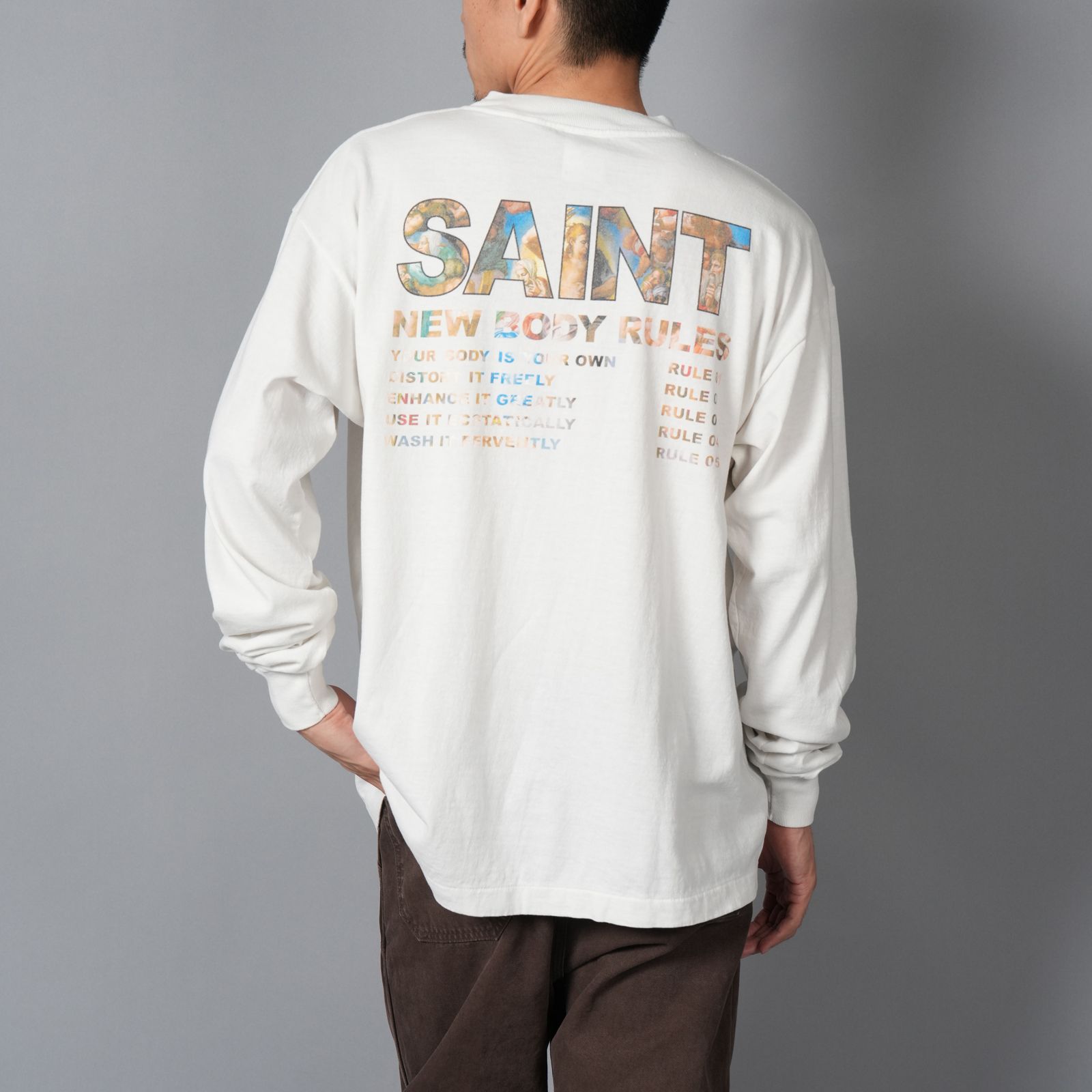 SAINT M×××××× - 【ラスト1点】SM-HR1-0000-035 / LS TEE / NEW BODY