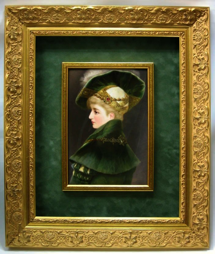 オークション “ザ・コノサーズ” ／ Lot2905 ベルリン窯 KPM陶板画