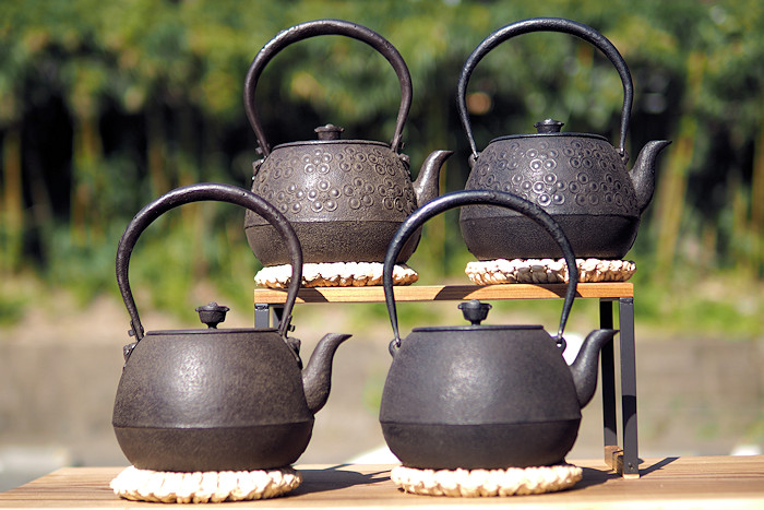 COOK&DINE HAYAMAオリジナル カスタム鉄瓶 CD-10【袋鉉・座付】 COOK